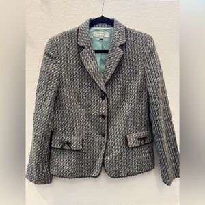 Tahari Black and White Blazer